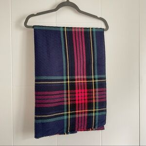 3/$45 Navy Plaid Scarf